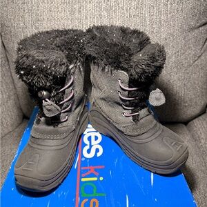 Totes Harper Mid Girls' Waterproof Winter Boots size 1